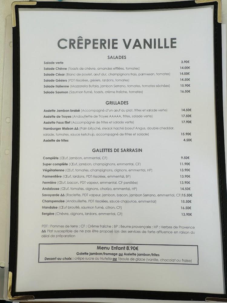 Crêperie Vanille - Menu Image 4
